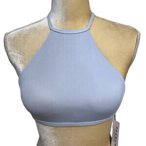 LA Hearts NWT Hi Neck Swim Top Women XS